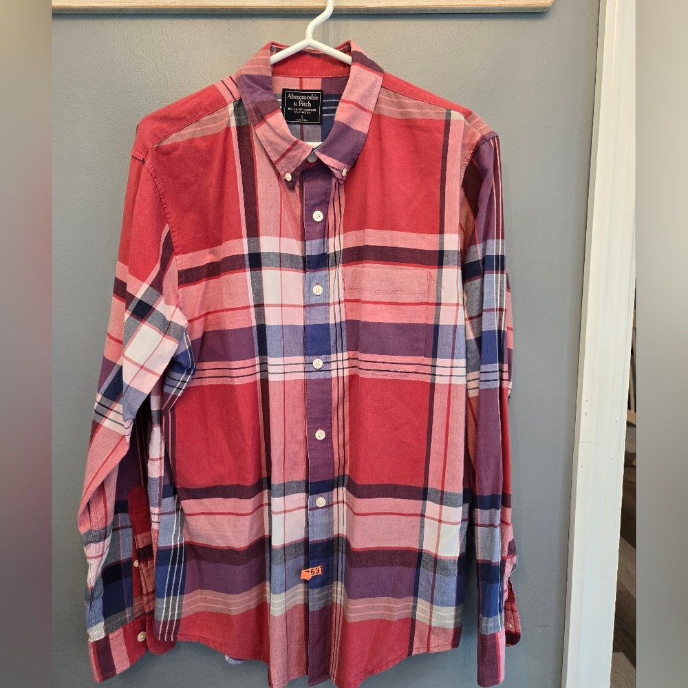 Abercrombie & Fitch Mens Large Long Sleeve Shirt